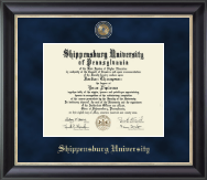 Shippensburg University Regal Edition Diploma Frame in Noir