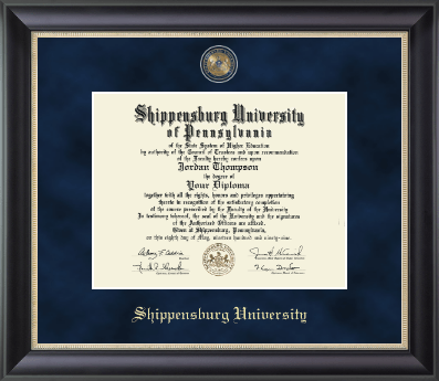 Shippensburg University diploma frame - Regal Edition Diploma Frame in Noir