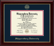 Shippensburg University diploma frame - Gold Embossed Diploma Frame in Gallery