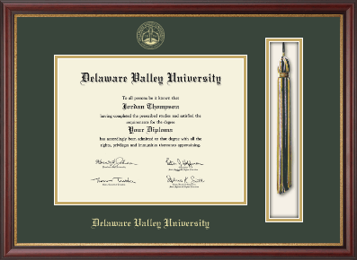 Delaware Valley University diploma frame - Tassel & Cord Diploma Frame in Newport