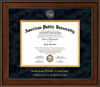 American Public University Presidential Masterpiece Diploma Frame in Madison