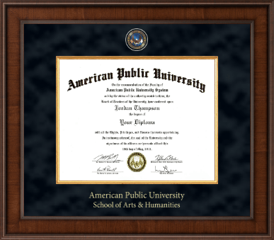 American Public University diploma frame - Presidential Masterpiece Diploma Frame in Madison
