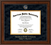 American Public University Presidential Masterpiece Diploma Frame in Madison