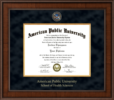 American Public University diploma frame - Presidential Masterpiece Diploma Frame in Madison