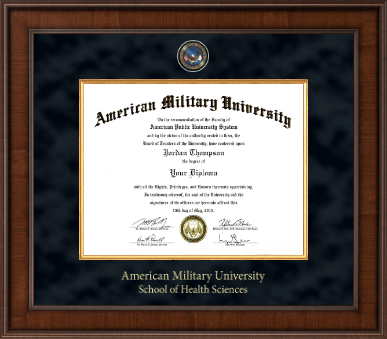 American Military University diploma frame - Presidential Masterpiece Diploma Frame in Madison