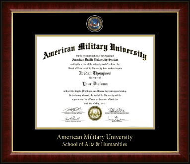 American Military University diploma frame - Masterpiece Medallion Diploma Frame in Murano