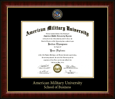 American Military University diploma frame - Masterpiece Medallion Diploma Frame in Murano