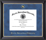 Florida International University Regal Edition Diploma Frame in Noir