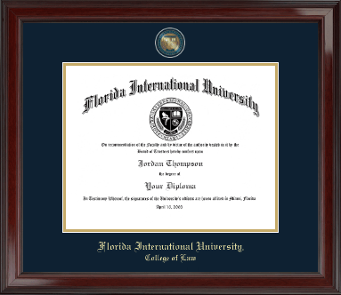 Florida International University diploma frame - Masterpiece Medallion Diploma Frame in Encore
