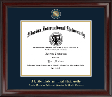 Florida International University diploma frame - Masterpiece Medallion Diploma Frame in Encore