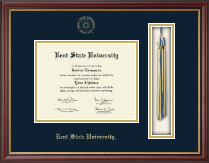 Kent State University diploma frame - Tassel & Cord Diploma Frame in Newport