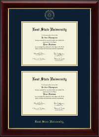 Double Diploma Frame