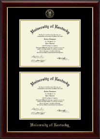 Double Diploma Frame