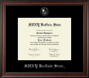 Buffalo State College diploma frame - Silver Embossed Diploma Frame in Studio