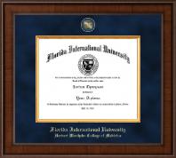 Florida International University Presidential Masterpiece Diploma Frame in Madison