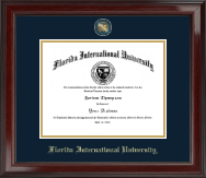 Florida International University diploma frame - Masterpiece Medallion Diploma Frame in Encore