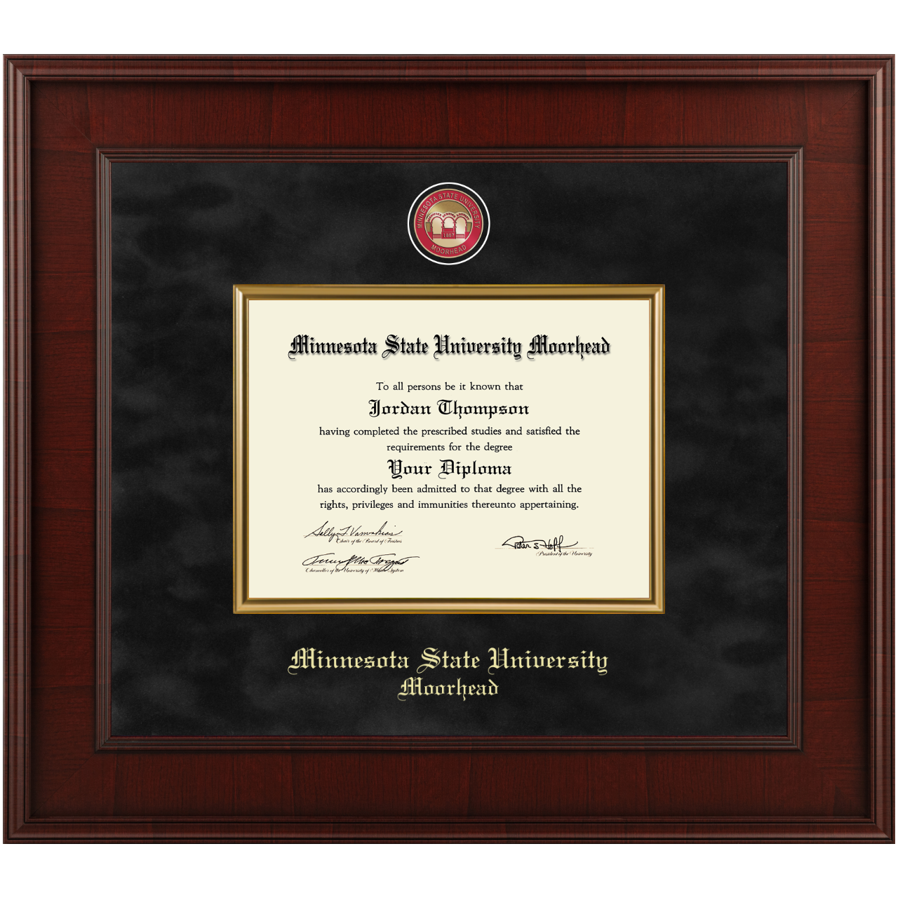 Minnesota State University Moorhead Diploma Frame | Custom Frames ...