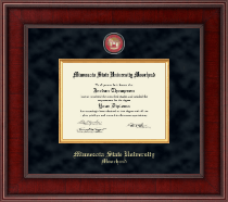 Minnesota State University Moorhead Presidential Masterpiece Diploma Frame in Jefferson