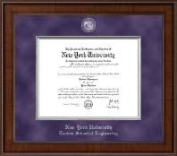 New York University Presidential Masterpiece Diploma Frame in Madison