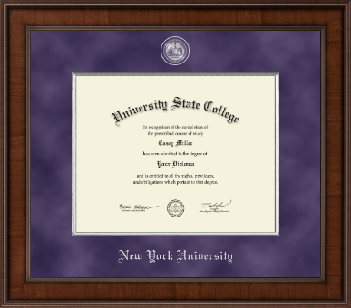 New York University diploma frame - Presidential Masterpiece Diploma Frame in Madison