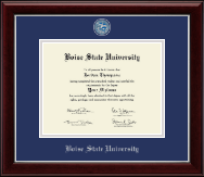 Boise State University diploma frame - Masterpiece Medallion Diploma Frame in Gallery Silver