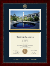 University of California Berkeley diploma frame - Campus Scene Edition Masterpiece Diploma Frame in Sutton