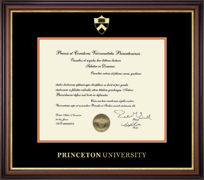Princeton University diploma frame - Gold Embossed Diploma Frame in Regency Gold
