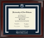 University of New Orleans diploma frame - Showcase Edition Diploma Frame in Encore