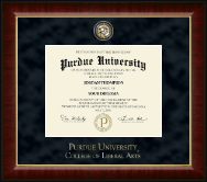 Purdue University diploma frame - Regal Edition Diploma Frame in Murano