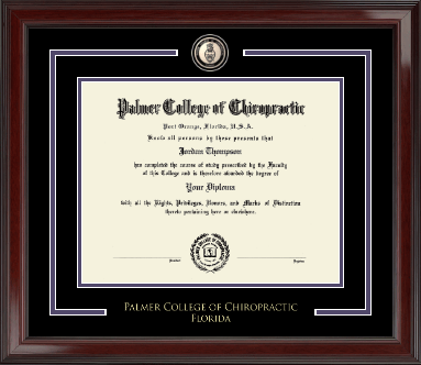 Palmer College of Chiropractic Florida diploma frame - Showcase Edition Diploma Frame in Encore