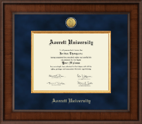 Averett University Presidential Gold Engraved Diploma Frame in Madison