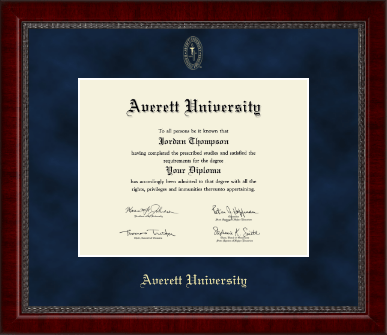 Averett University diploma frame - Gold Embossed Diploma Frame in Sutton