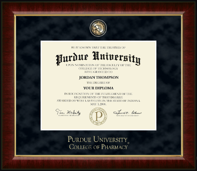 Purdue University diploma frame - Regal Edition Diploma Frame in Murano