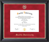 Seattle University diploma frame - Regal Edition Diploma Frame in Noir