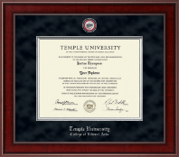 Temple University Presidential Masterpiece Diploma Frame in Jefferson