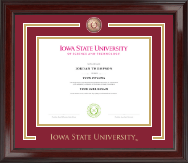 Iowa State University Showcase Edition Diploma Frame in Encore