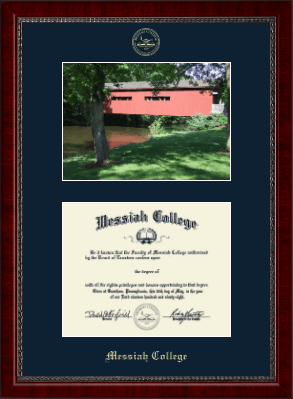Messiah College diploma frame - Campus Scene Diploma Frame in Sutton