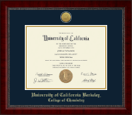 University of California Berkeley diploma frame - Gold Engraved Medallion Diploma Frame in Sutton