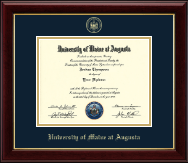 University of Maine at Augusta diploma frame - Gold Embossed Diploma Frame in Gallery