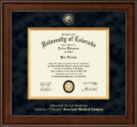 University of Colorado Anschutz Medical Campus diploma frame - Presidential Masterpiece Diploma Frame in Madison