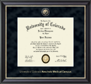 University of Colorado Anschutz Medical Campus Regal Edition Diploma Frame in Noir