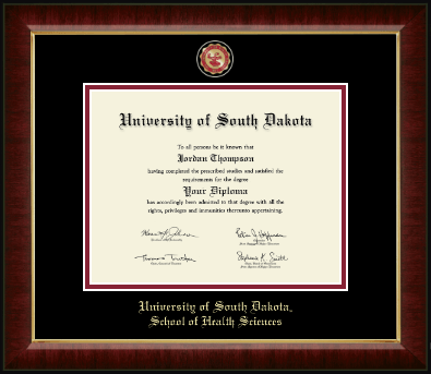 University of South Dakota diploma frame - Masterpiece Medallion Diploma Frame in Murano