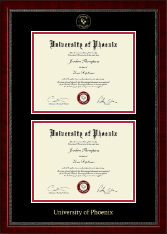 University of Phoenix diploma frame - Double Diploma Frame in Sutton