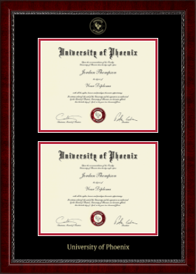 University of Phoenix diploma frame - Double Diploma Frame in Sutton