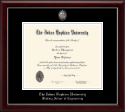 Johns Hopkins University diploma frame - Masterpiece Medallion Diploma Frame in Gallery Silver