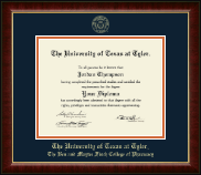 The University of Texas at Tyler diploma frame - Gold Embossed Diploma Frame in Murano