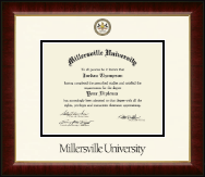 Millersville University of Pennsylvania Dimensions Diploma Frame in Murano