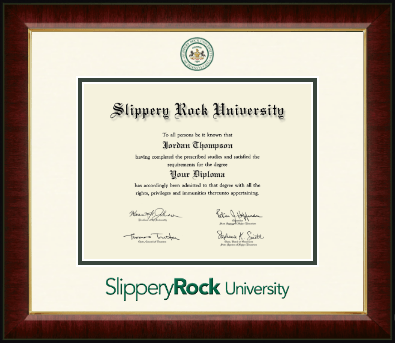 Slippery Rock University diploma frame - Dimensions Diploma Frame in Murano