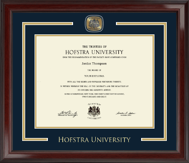 Hofstra University diploma frame - Showcase Edition Diploma Frame in Encore