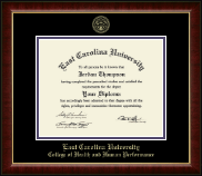 East Carolina University diploma frame - Gold Embossed Diploma Frame in Murano